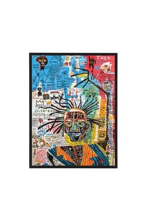 Basquiat Jazz King 30x40cm Tablo Siyah Çerçeve ARTSH053