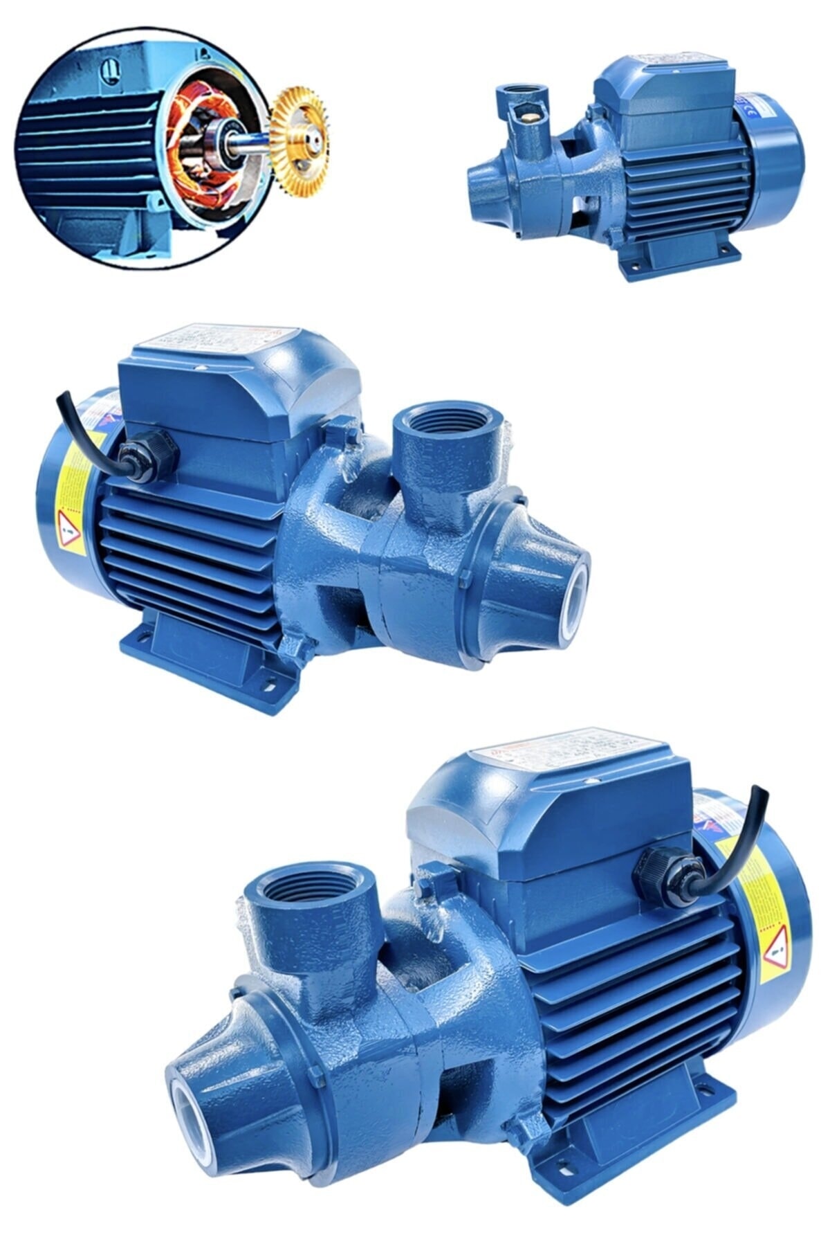 DYNAMİC MAX Dkm-80-1 0.75 Kw 1 Hp 1" Profesyonel Bakır Sargılı Sistem Su Pompa Motoru