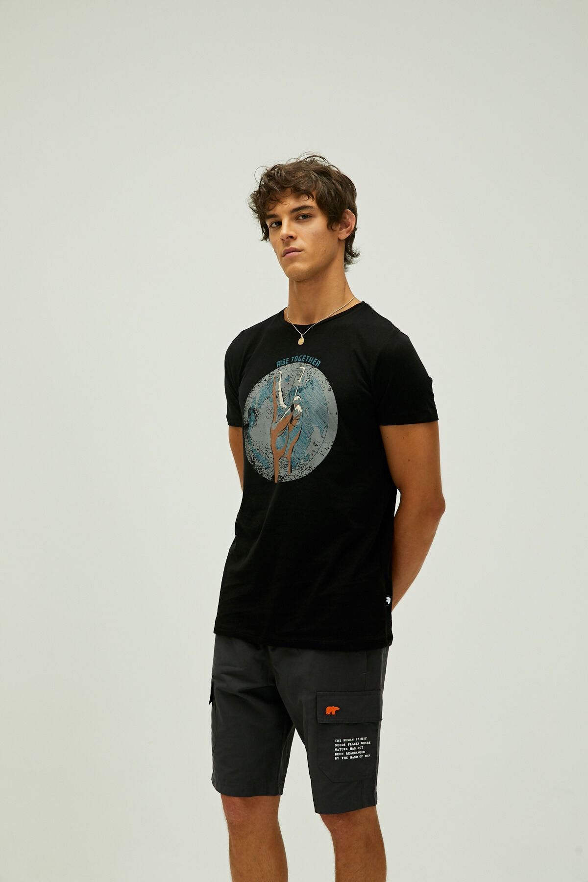 Bad Bear Erkek Two Gether T-shirt - Siyah PG6457
