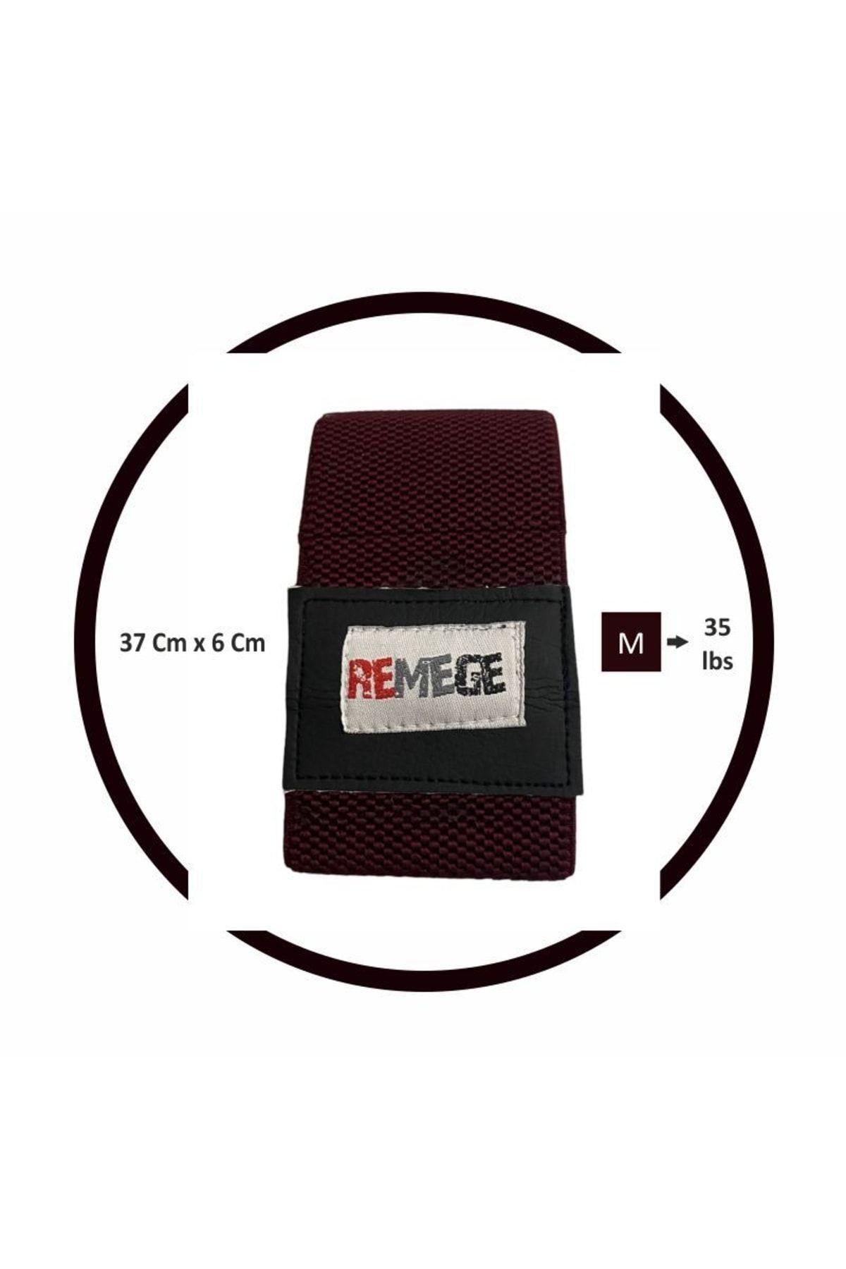 کش مقاومتی مشکی باند مقاومت باسن پا اسکوات تمرینات تناسب اندام Pilates Fitness Band REMEGE