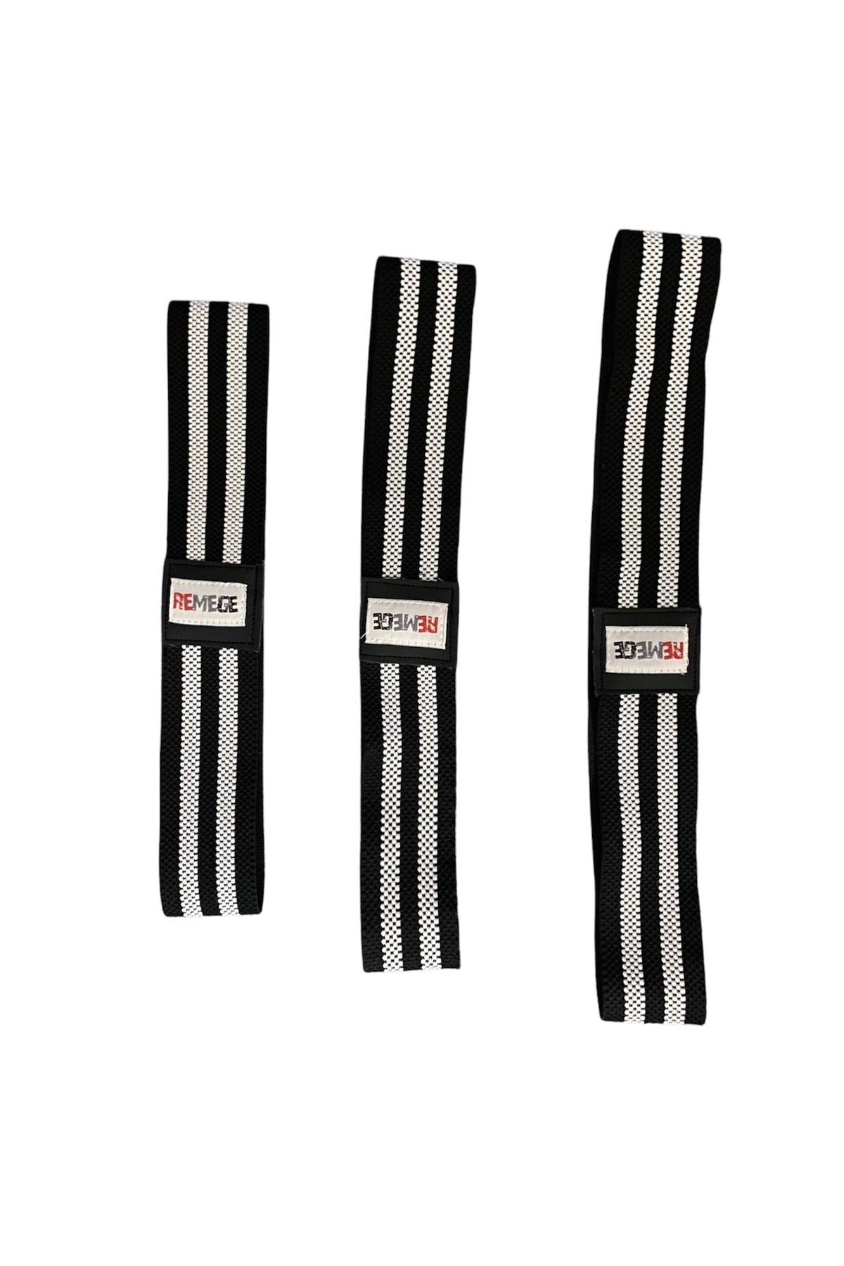 کش مقاومتی سفید باند مقاومت باسن پا اسکوات تمرینات تناسب اندام Pilates Fitness Band REMEGE