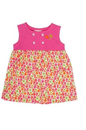 Kız Bebek Yazlık Penye Elbise 26136
