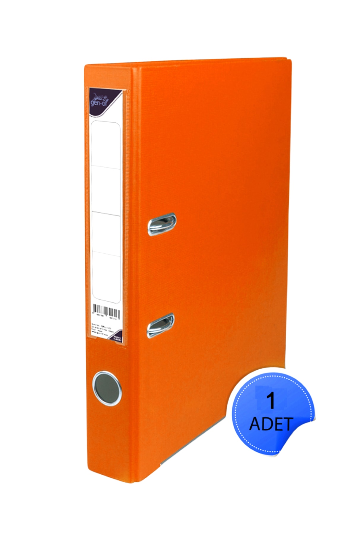 Gen-Of Plastik Klasör Dar Turuncu 1 Adet