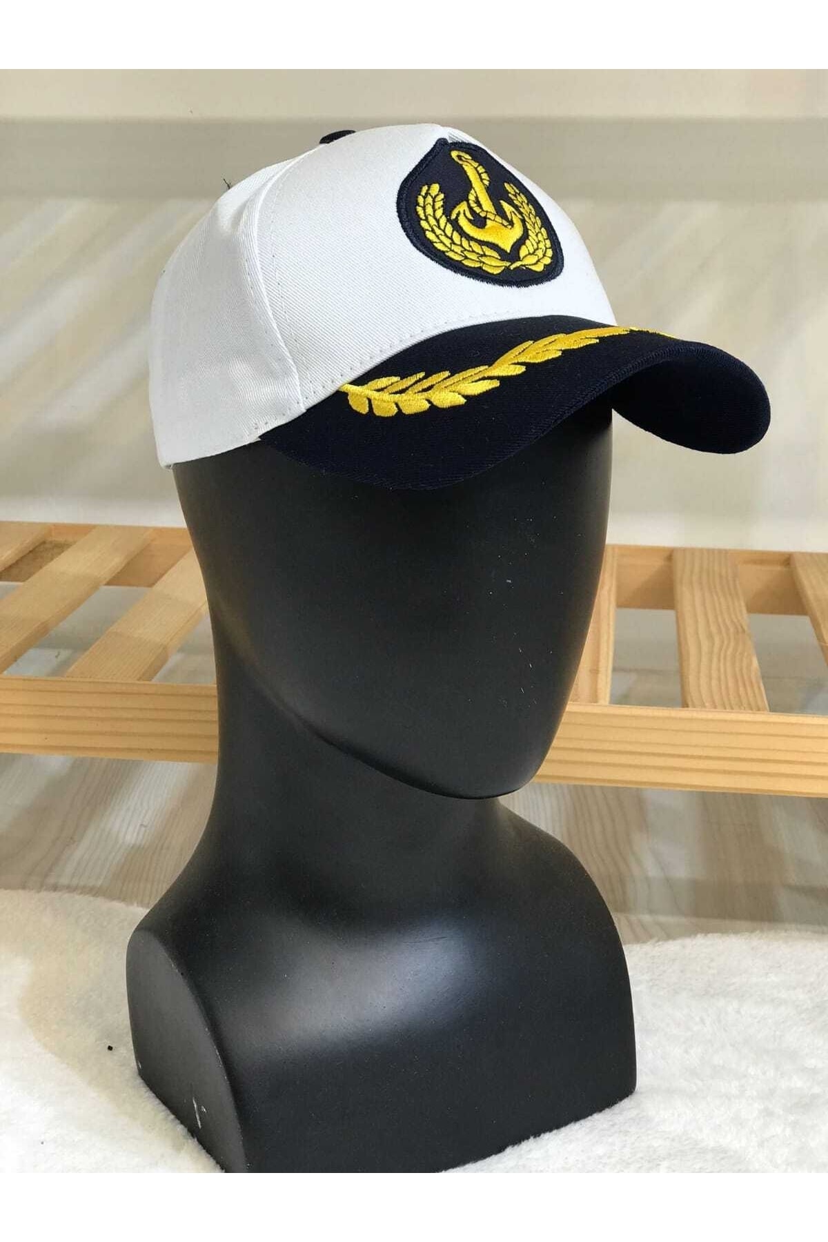 CANSULUGBUTİK Denizci Kaptan Şapkası