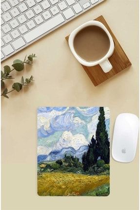 Van Gogh Green Field Desenli Bilek Destekli Mouse Pad TX4554CF932672