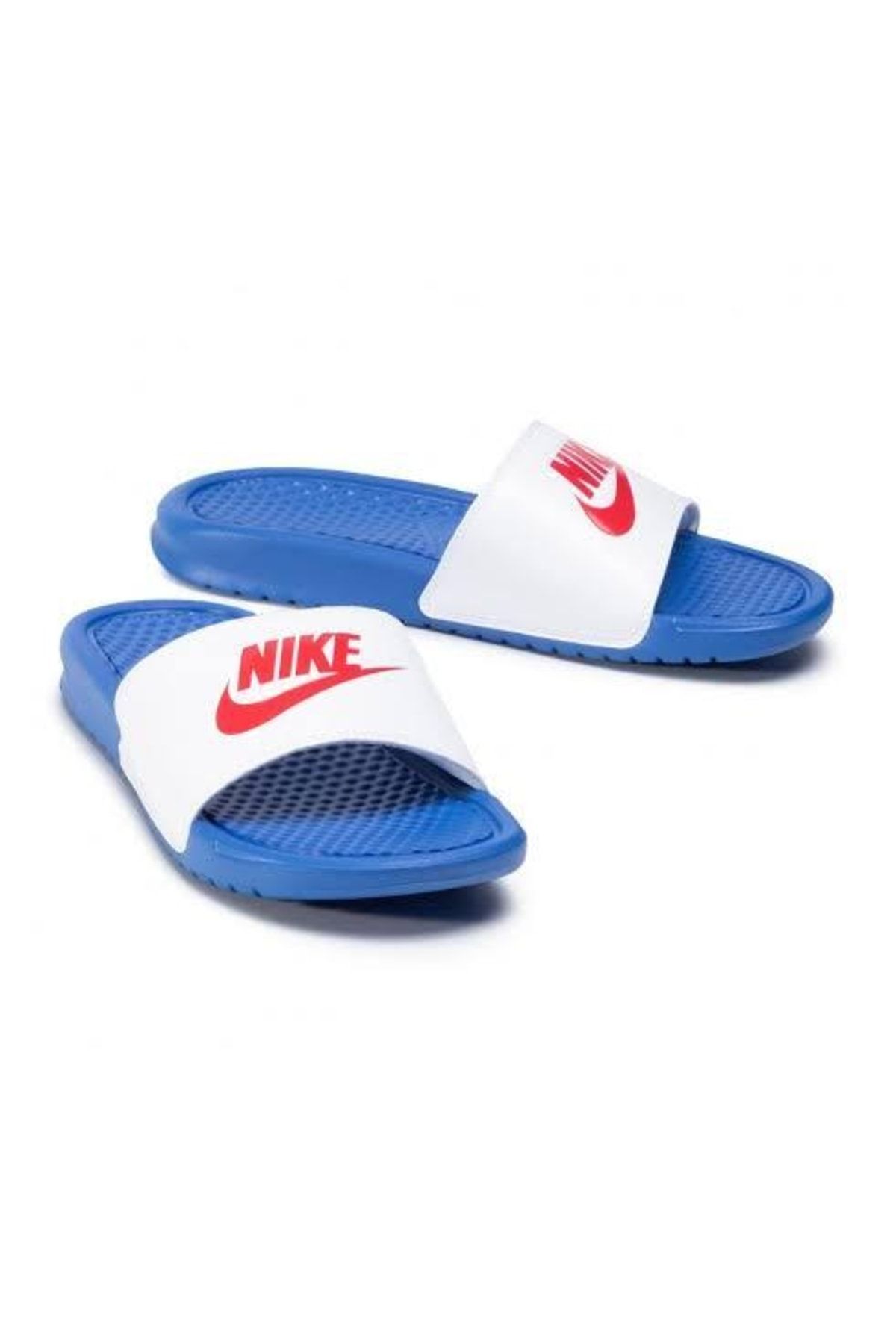 Nike Benassi Jdi Erkek Beyaz Terlik 343880 410 Erkek Ayakkab