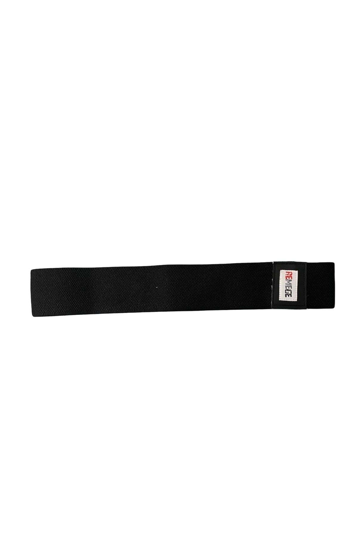 کش مقاومتی مشکی باند مقاومت باسن پا اسکوات تمرینات تناسب اندام Pilates Fitness Band REMEGE