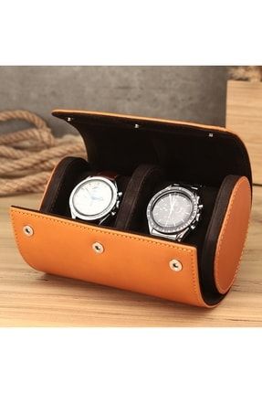 Saat Kutusu Gerçek Deri Saat Koyma Kutusu Watch Box For Men Leather Watch Roll 87068433112