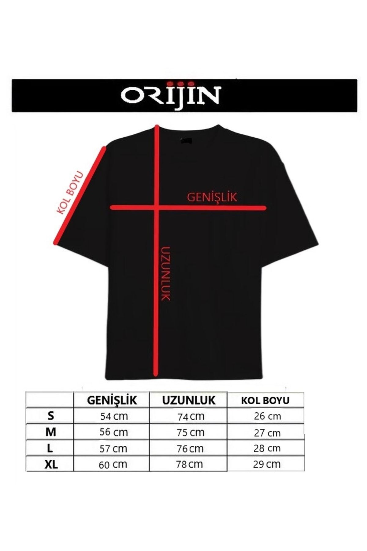 Orijin Tekstil-Attack on Titan Levi Ackerman Eyes Printed Oversize Black Tshirt 2