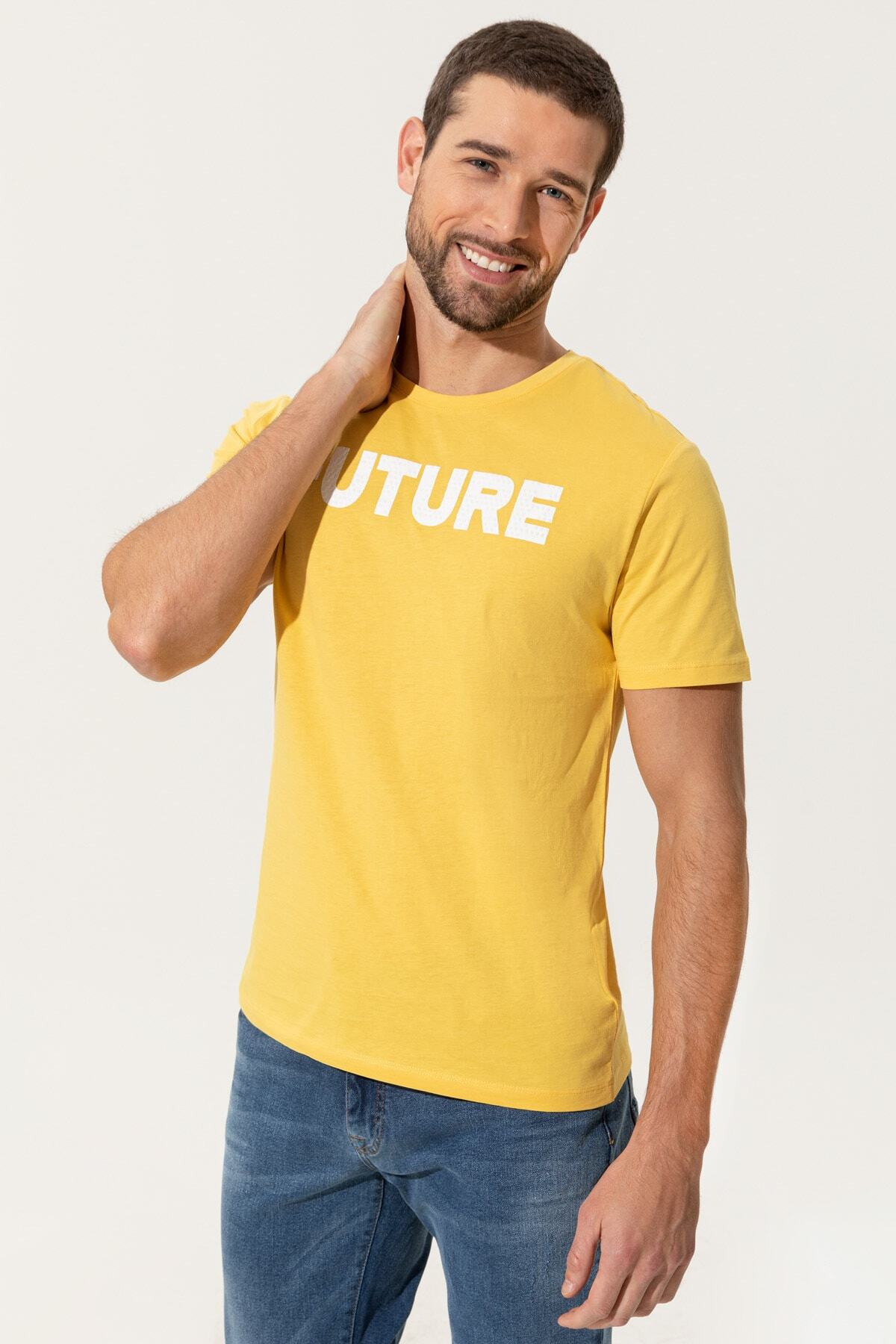 تیشرت مردانه سفید پیرکاردین | G021SZ011.000.1373904 اورجینال - تصویر 3