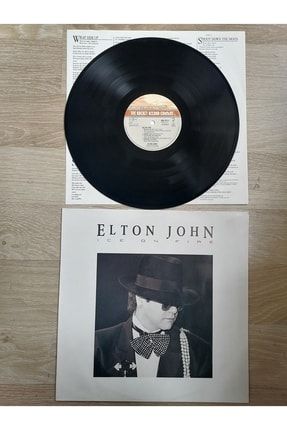 Elton John - Ice On Fıre - 1985 Hollanda Basım Lp Albüm - 33 Lük Plak 27026743
