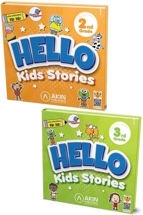 Hello Kids Stories 2nd Grade + Hello Kids Stories 3rd Grade Ingilizce Hikaye Seti hellokids1