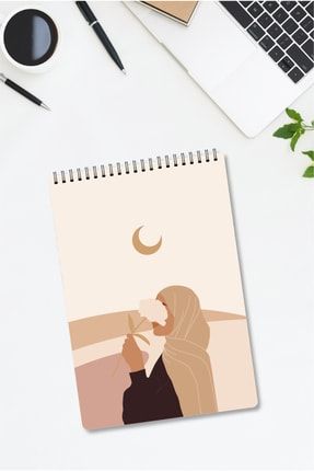 Afife Hijab Spiralli Haftalık Planlayıcı TYC00426335336