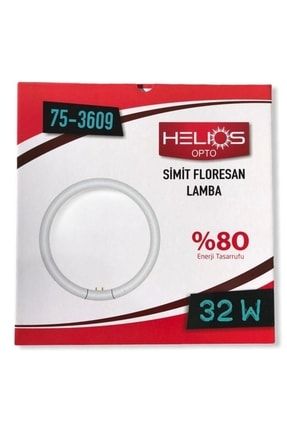 32w Simit Floresan Lamba T9 Kalın Ampul Beyaz Işık Helıos HELIOS 75-3609