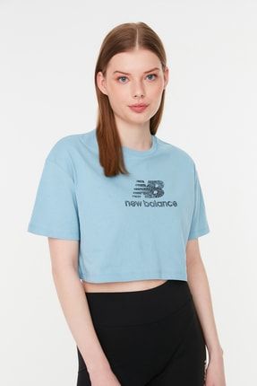 Kadın Spor T-Shirt - WTT041-BLU