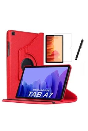 Samsung Galaxy Tab A7 Sm T500 T505 T507 Uyumlu Dönebilen Tablet Kılıfı +Ekran Koruyucu+Kalem TabA7BGDonebilenSet