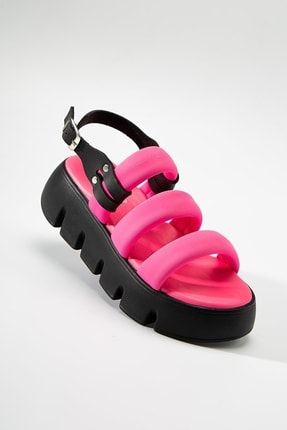 Kadın Sandalet Neon Sandalet Bthn 4061
