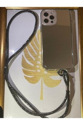 Iphone 7 Plus Swarovski Taşlı Boyun Askılı Ve Aynalı Telefon Kılıfı boyaskıaynalıkılıf10
