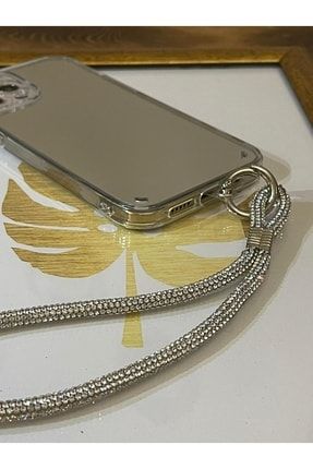 Iphone 12 Pro Swarovski Taşlı Bilek Boy Askı Ve Aynalı Telefon Kılıfı bilekboyaskıaynalıkılıf03