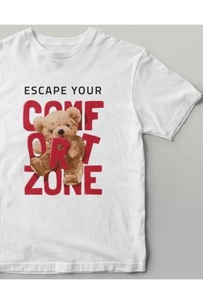 Teddy Bear Comfort Zone T-shirt White TeddyComfort