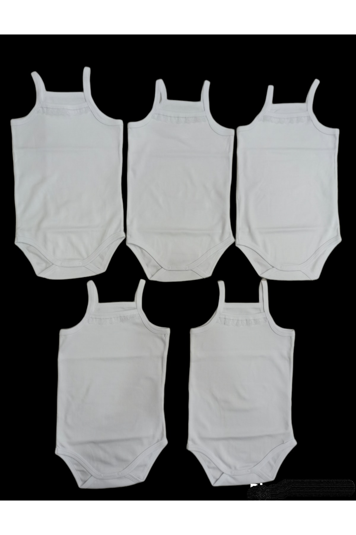 بادی نوزادی دخترانه سفید özdemirli bebe | 332 اورجینال - تصویر 4