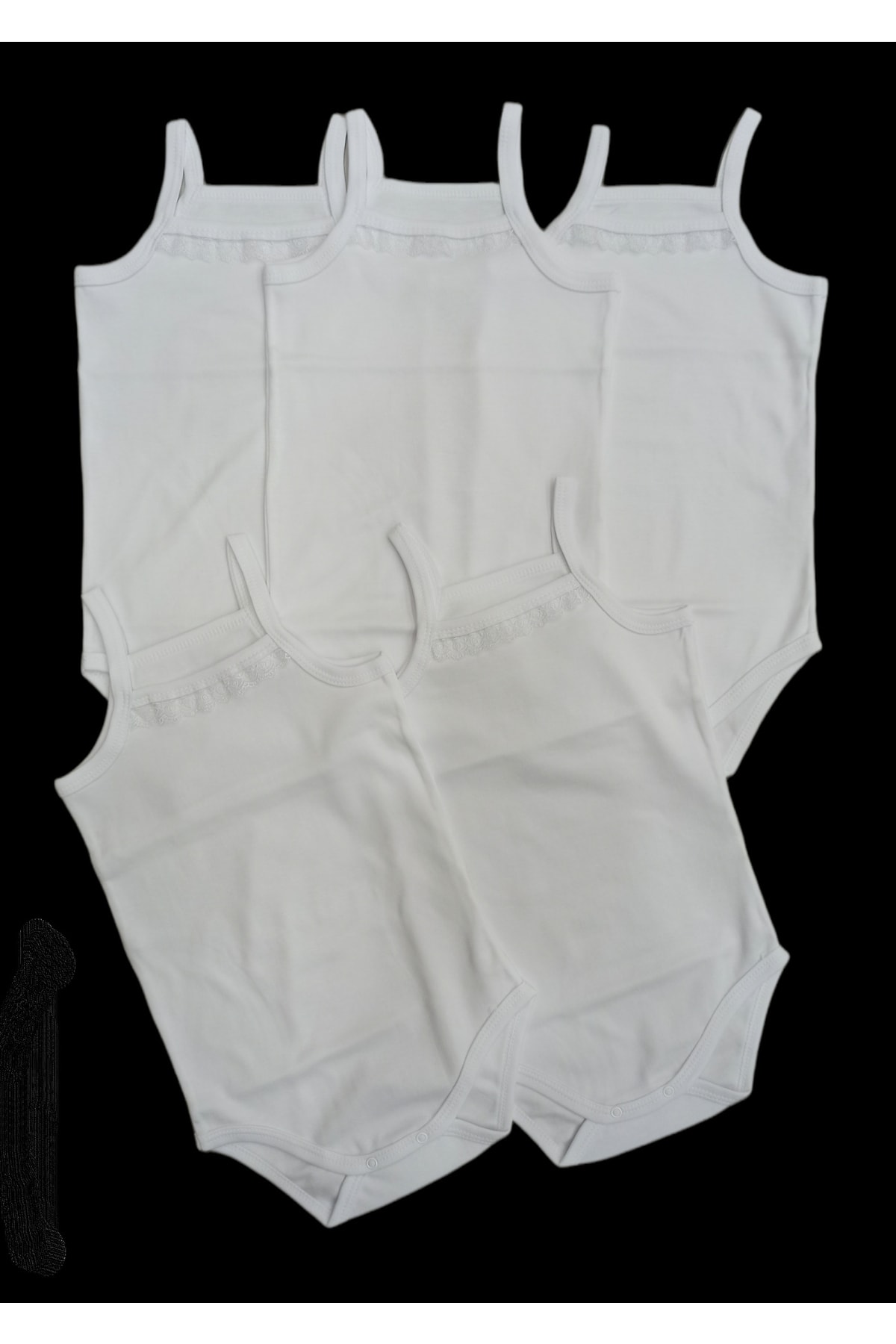 بادی نوزادی دخترانه سفید özdemirli bebe | 332 اورجینال - تصویر 8