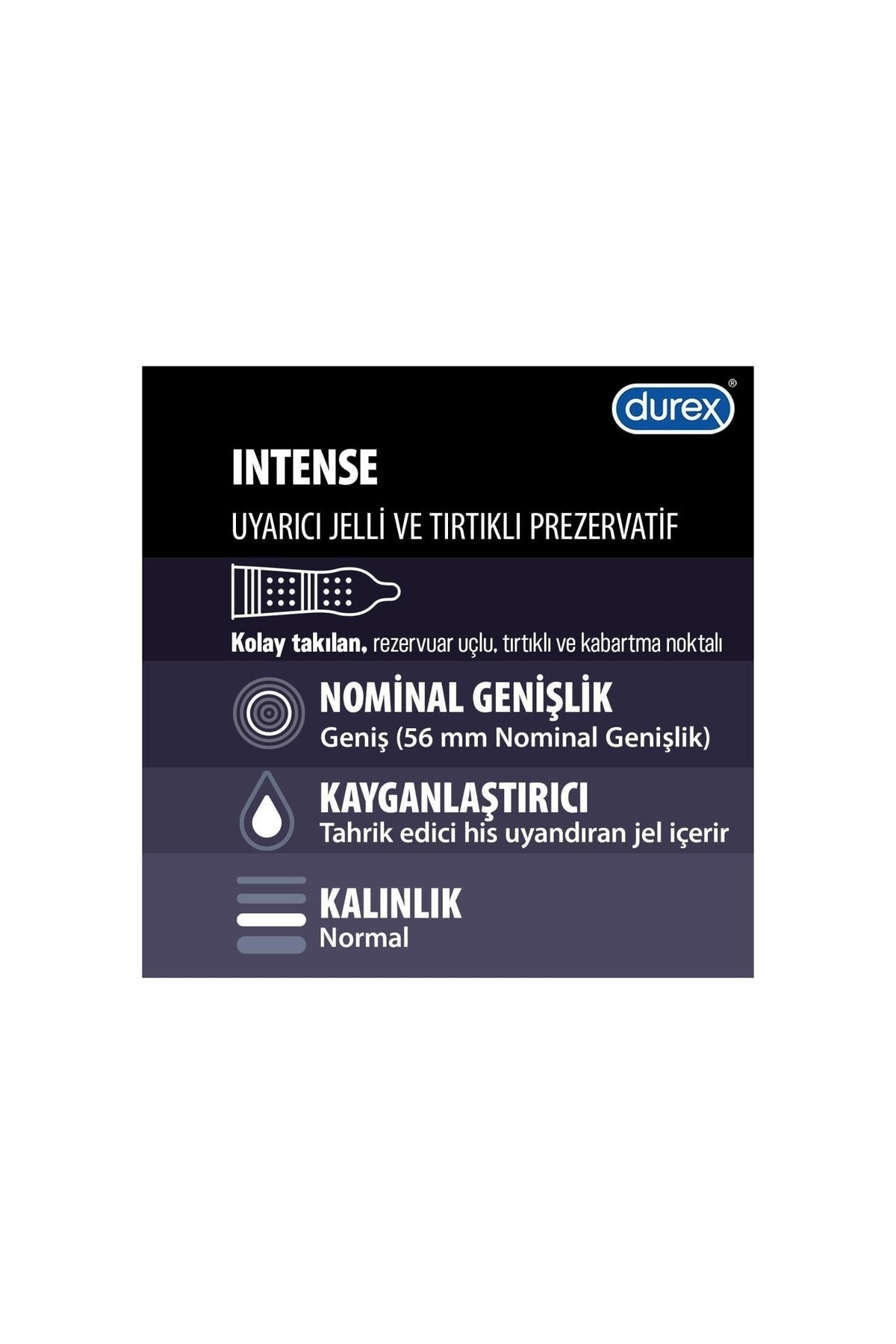 Zevk Paketi 60’lı Prezervatif Yok Ötesi Intense Uyarıcı Jelli Ve Tırtıkl+ Yakın Hisset +ı 4