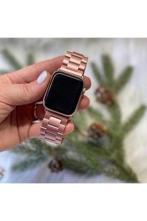 Apple Watch Çelik Kordon 38-40-41 Mm Rose Gold FORSIS074