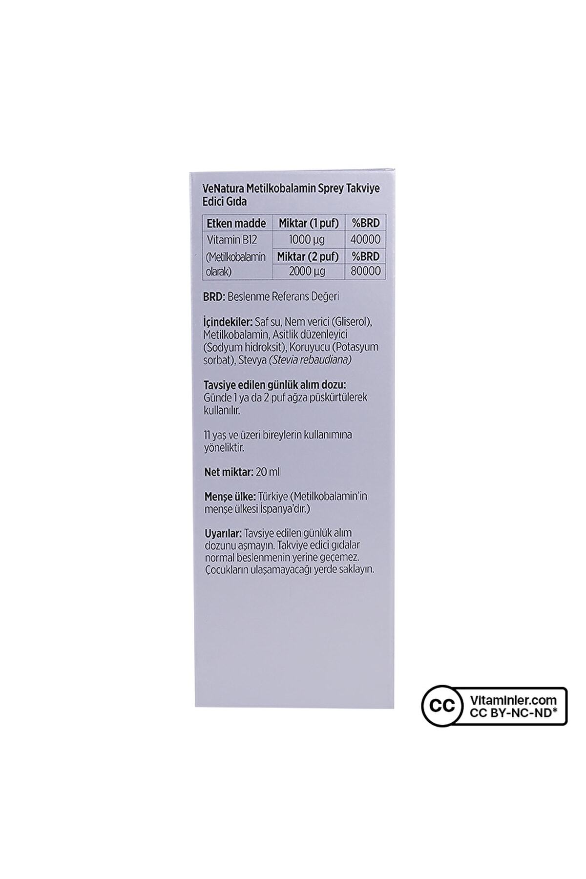 Methylcobalamin Spray 20 ml
