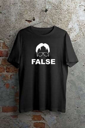 The Office Dwigth False Siyah Tshirt FALSE