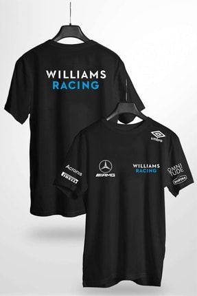 F1 Wıllıam Racıng Tasarım Unisex Siyah Tshirt f1 william tshirt