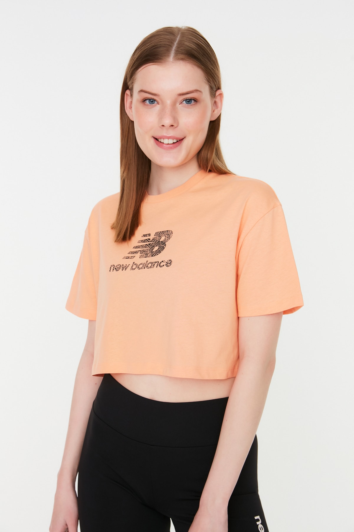 New Balance Kadın Spor T-Shirt - WTT041-FJI