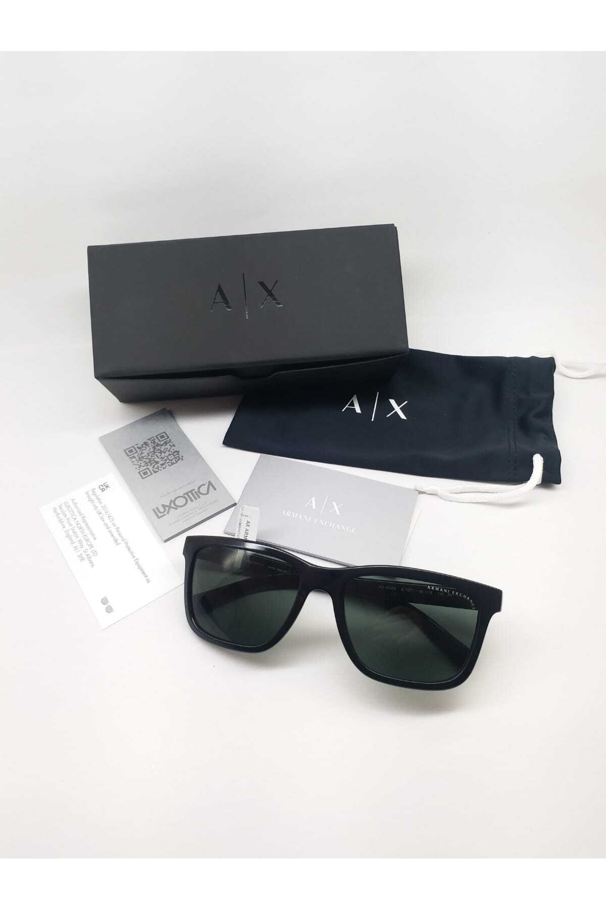 عینک آفتابی آرمانی اکسچنج مردانه  مشکی  رنگارنگ       | Armani Exchange GAXA4045S IT - تصویر 3