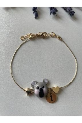 Altın Kaplama Murano Koala Bileklik AKMB0009
