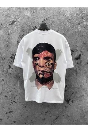 Peaky Blinders Rebellious Beyaz Oversize T-shirt 2424