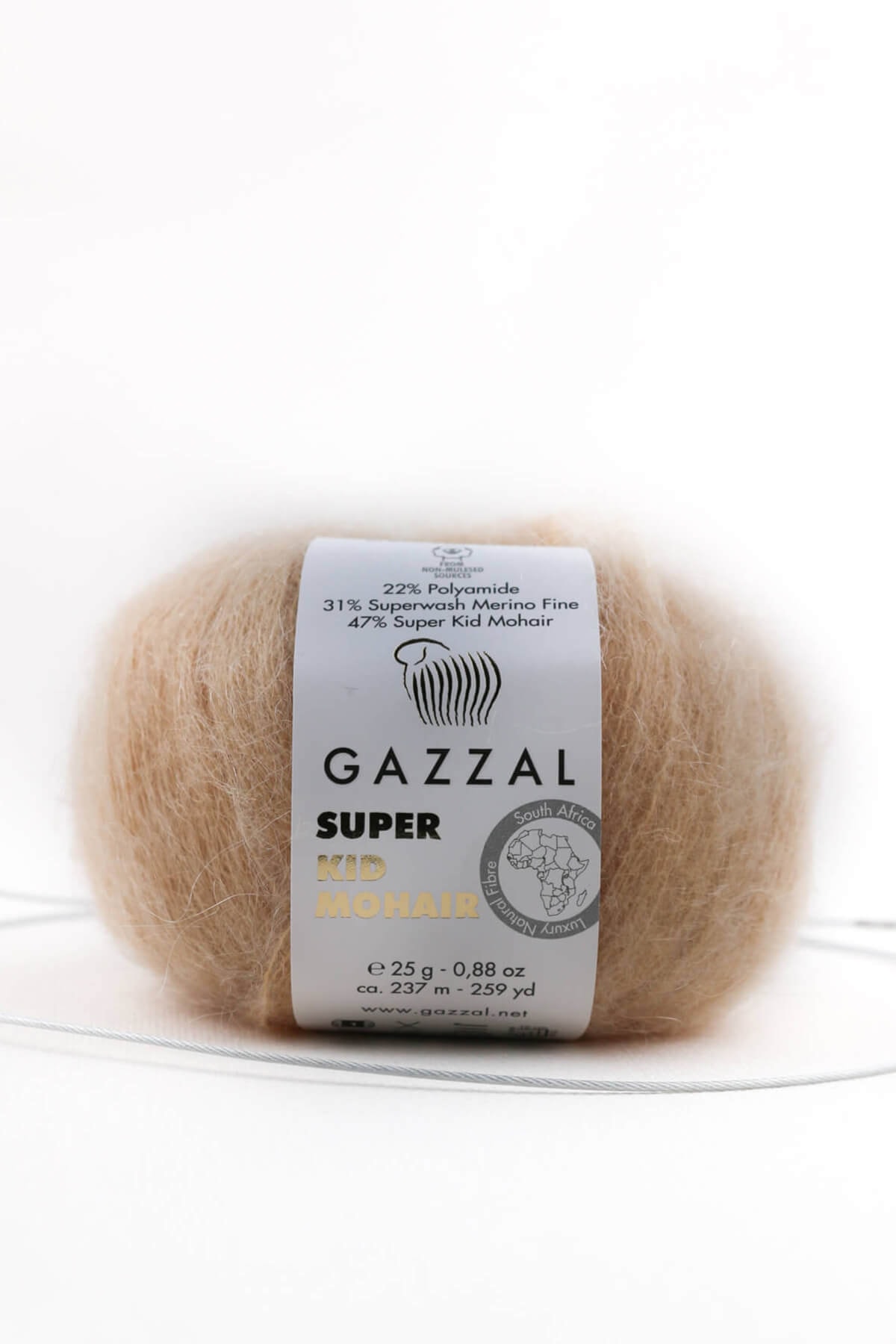 Super Kid Moss 25g 78% Wool-22% Pa Blended Natural Hand Knitting Yarn Taka Yarn (64404)