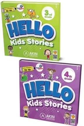 Hello Kids Stories 3rd Grade + Hello Kids Stories 4th Grade Ingilizce Hikaye Seti hellokids2
