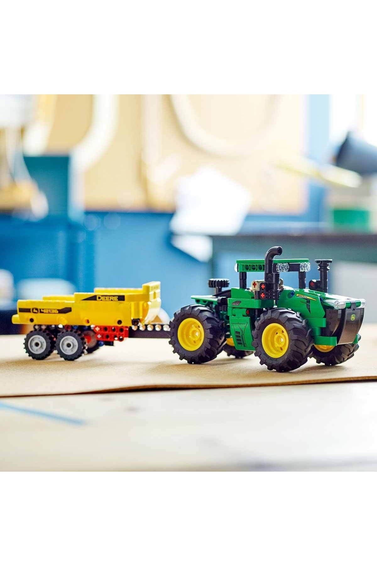 LEGO-جرار تكنيك جون دير 9620r رباعي الدفع 42136 8