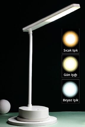 Elegant Şarjlı Dokunmatik 30 Led Masa Lambası Çalışma Işığı Şarjlı Dokunmatik Beyaz TYC00202521121