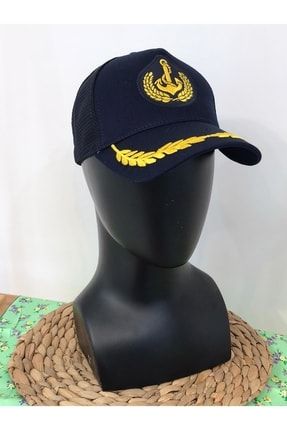 Denizci Kaptan Nakış Şapka CANSULUGBUTİK6934