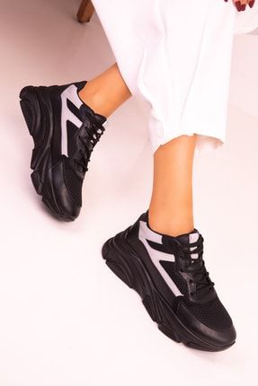 Siyah-Buz Kadın Sneaker 17202
