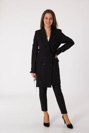 Kadın Taş Aksesuarlı Ceket Elbise 88222-RBN