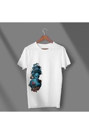 Mistik Kadın Ve Nar Detaylı Gotik Unisex T-shirt 2677276712