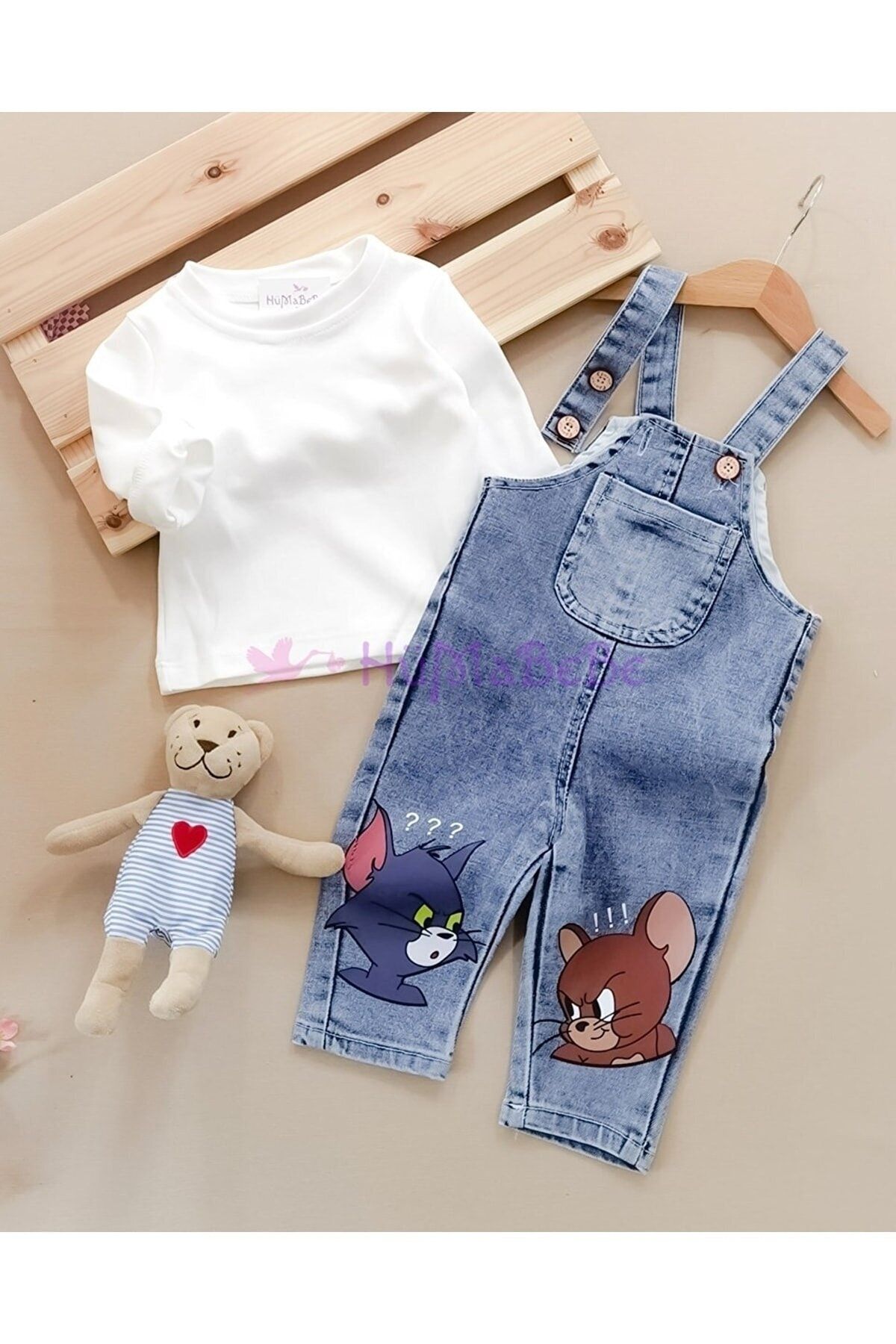 Murat Baby ست لباس بدن بچه تام و جری سالوپت