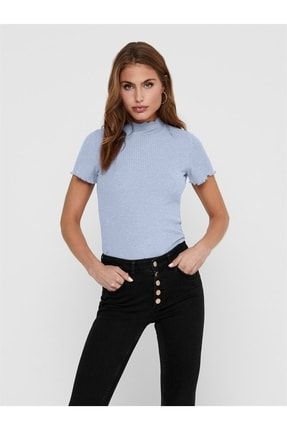 15224967 Onlemma S/s Hıghneck Top Noos Jrs 22YBONLYTSHR002