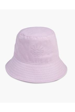 Lila %100 Pamuk Bucket Şapka SPHA