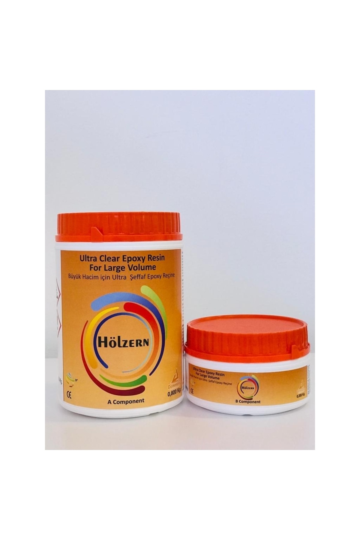 DEMMERG Hölzern - Büyük Hacim Için Ultra Şeffaf Epoksi Reçine - 1 Kg.