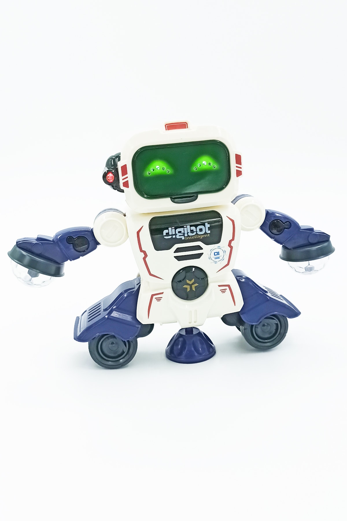 PopŞeker Smart Robot Dans Eden 360 Derece Dönen Müzikli, Işıklı Oyuncak Robot