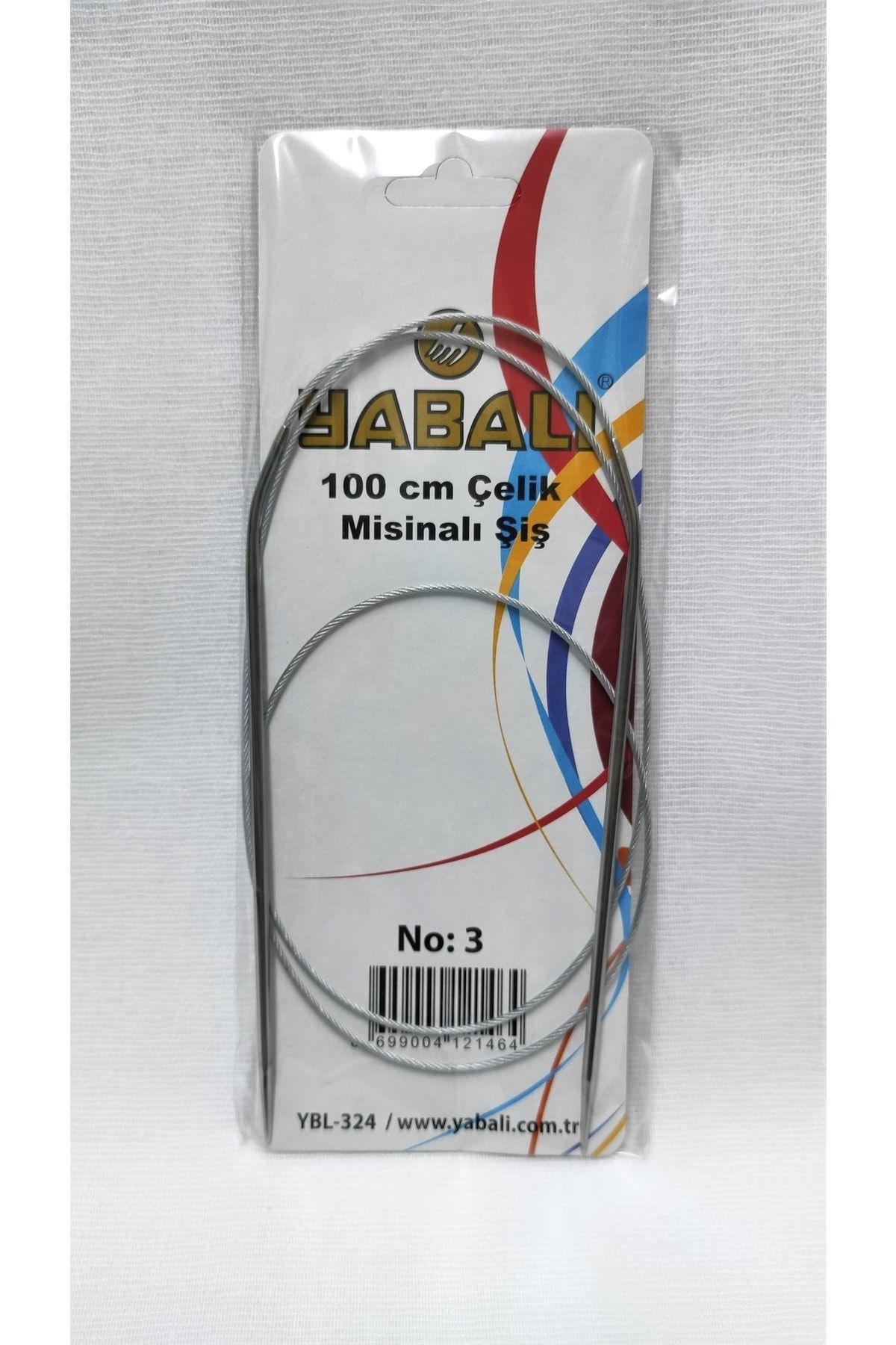ATMACA TUHAFİYE Skewer Din Oțel De 100 Cm Cu Ochiuri Din Titan Nr.: 3 - 0-4.9mm