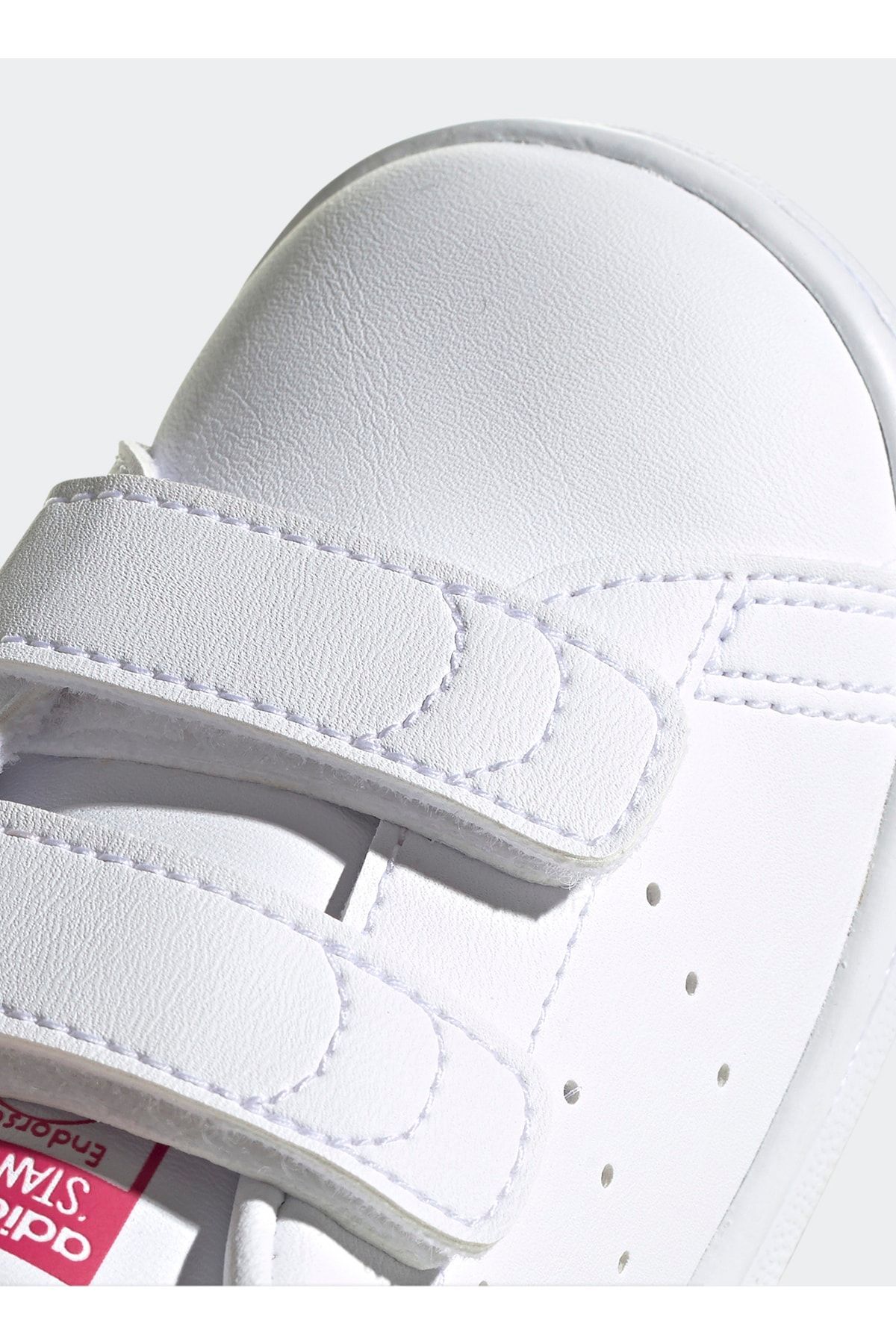adidas-Fx7538 Stan Smith Cf I White – Różowe damskie buty do chodzenia 5